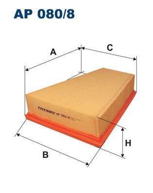 Повітряний фільтр FILTRON AP 080/8