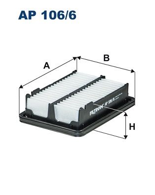 Air Filter FILTRON AP 106/6