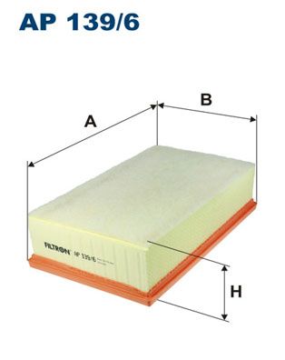Повітряний фільтр FILTRON AP 139/6