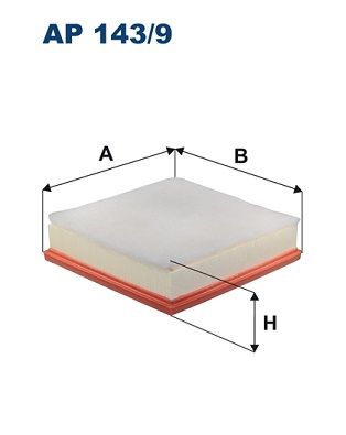 Повітряний фільтр FILTRON AP 143/9