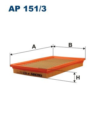 Повітряний фільтр FILTRON AP 151/3