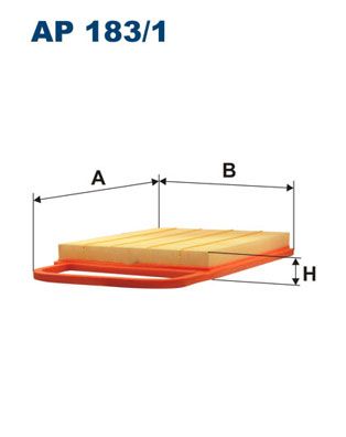 Повітряний фільтр FILTRON AP 183/1
