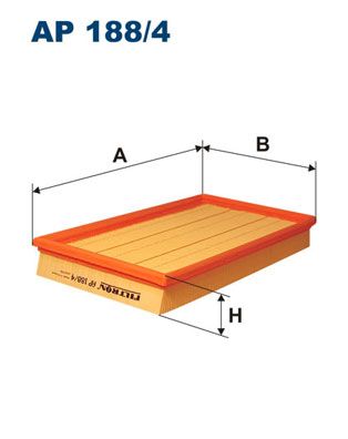 Air Filter FILTRON AP 188/4