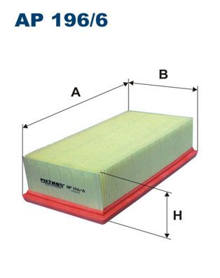 Air Filter FILTRON AP 196/6