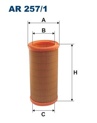 Air Filter FILTRON AR 257/1