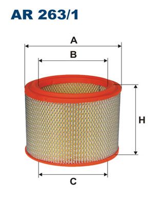 Oro filtras FILTRON AR 263/1