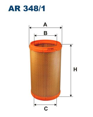 Повітряний фільтр FILTRON AR 348/1