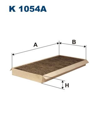 Filter, cabin air FILTRON K 1054A