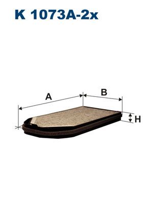 Filtras, salono oras FILTRON K 1073A-2X