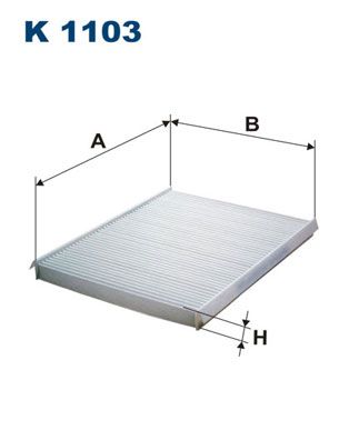 Filter, cabin air FILTRON K 1103