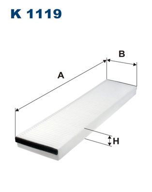 Filtras, salono oras FILTRON K 1119