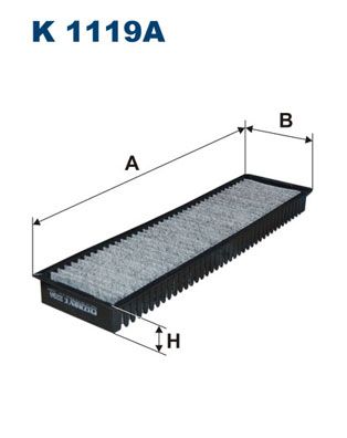 Фільтр, повітря у салоні FILTRON K 1119A