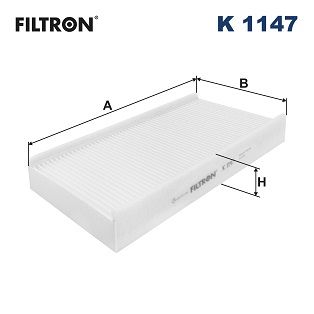 Filter, cabin air FILTRON K1147