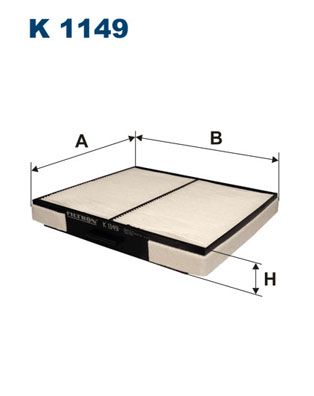 Filtras, salono oras FILTRON K 1149