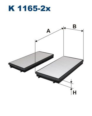 Filtras, salono oras FILTRON K 1165-2X
