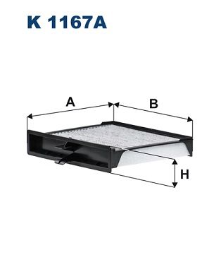 Фільтр, повітря у салоні FILTRON K 1167A