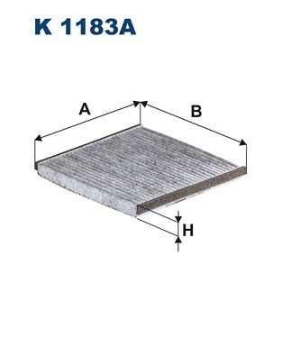 Filter, cabin air FILTRON K 1183A