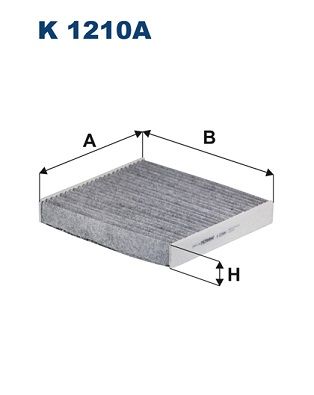 Фільтр, повітря у салоні FILTRON K 1210A