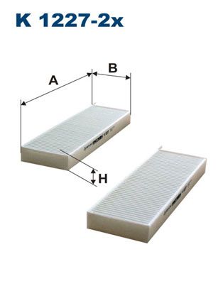 Фільтр, повітря у салоні FILTRON K 1227-2X