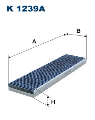 Filter, cabin air FILTRON K 1239A