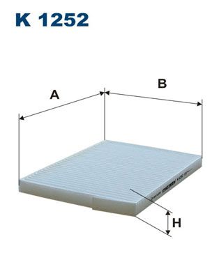Filter, cabin air FILTRON K 1252
