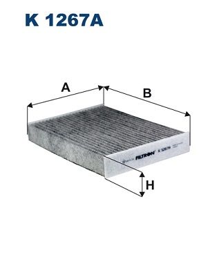 Filter, cabin air FILTRON K 1267A