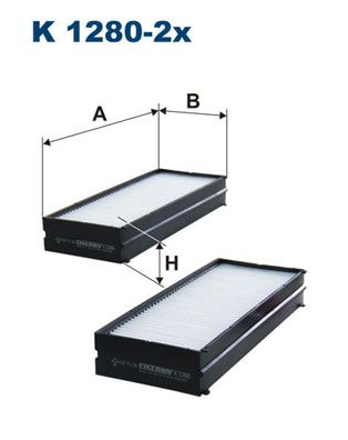 Filtras, salono oras FILTRON K 1280-2X