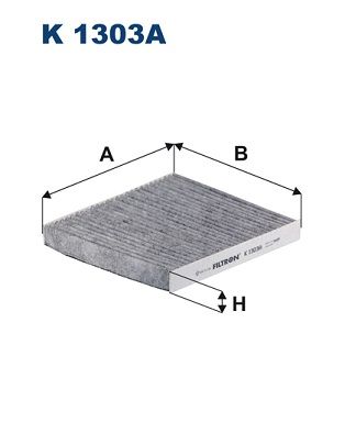 Filter, cabin air FILTRON K 1303A