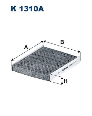 Фільтр, повітря у салоні FILTRON K 1310A