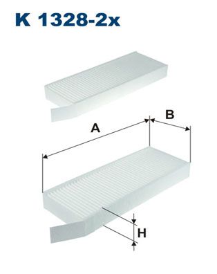 Filter, cabin air FILTRON K 1328-2X