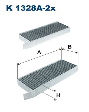 Filtras, salono oras FILTRON K 1328A-2x