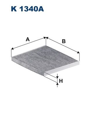 Filter, cabin air FILTRON K 1340A