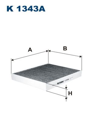 Filter, cabin air FILTRON K 1343A