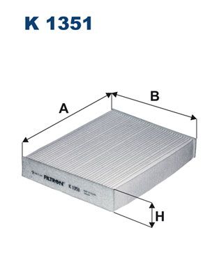 Filter, cabin air FILTRON K 1351