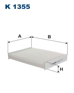Filter, cabin air FILTRON K 1355