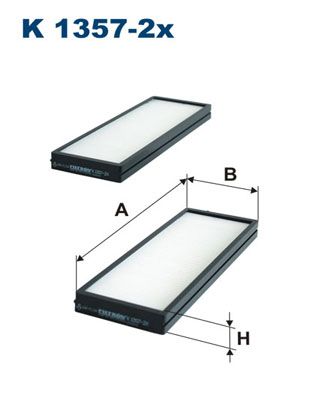 Filtras, salono oras FILTRON K 1357-2X