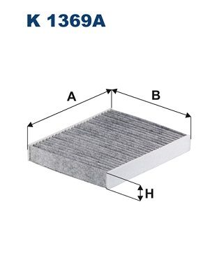 Filter, cabin air FILTRON K 1369A