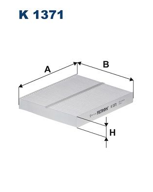 Filter, cabin air FILTRON K 1371