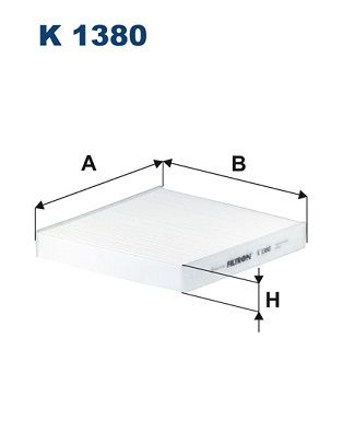 Filtras, salono oras FILTRON K 1380