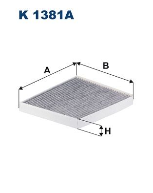 Filter, cabin air FILTRON K 1381A