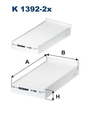 Filtras, salono oras FILTRON K 1392-2X