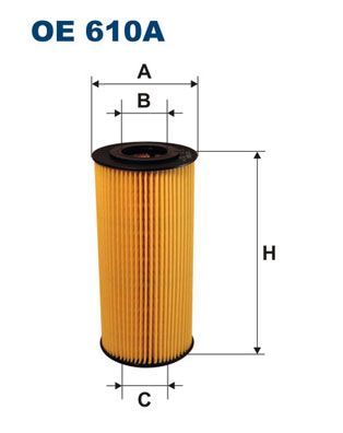 Alyvos filtras FILTRON OE 610A