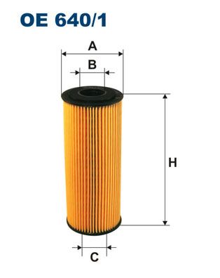 Alyvos filtras FILTRON OE 640/1