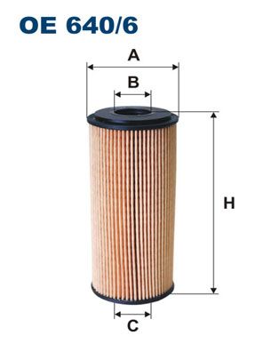 Oil Filter FILTRON OE 640/6