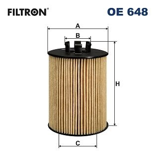 Alyvos filtras FILTRON OE 648