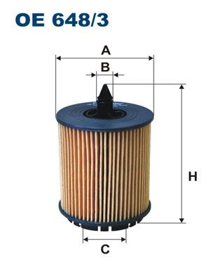 Oil Filter FILTRON OE 648/3