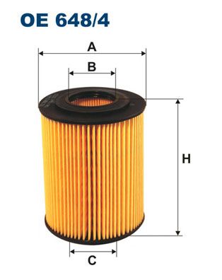 Alyvos filtras FILTRON OE648/4