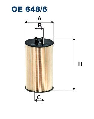 Оливний фільтр FILTRON OE 648/6