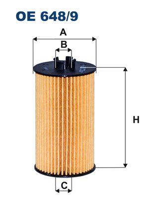 Alyvos filtras FILTRON OE 648/9