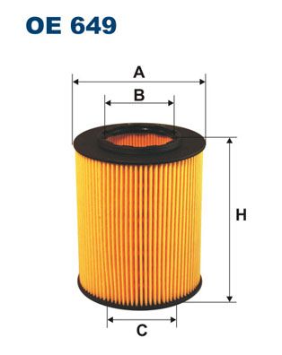 Alyvos filtras FILTRON OE 649